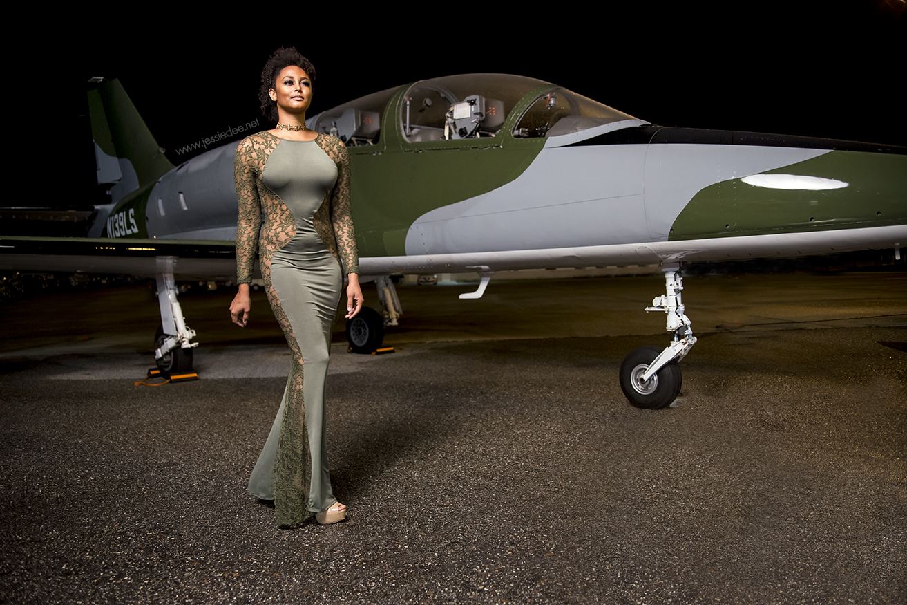 jet airplane from the army fashion photography orlando