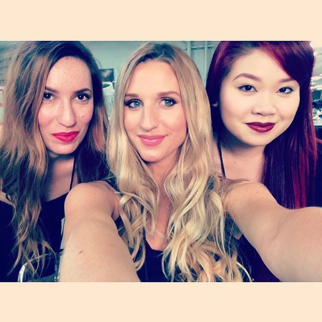 Our beautiful makeup team! 