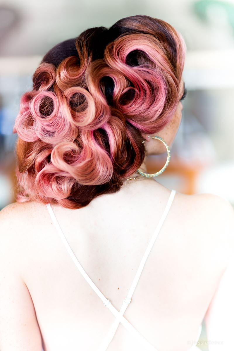 mustafa avci pink rose gold hair 